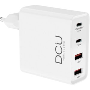 Cargador GaN USB Tipo C Power Delivery 100W (2 USB C + 2 USB A)