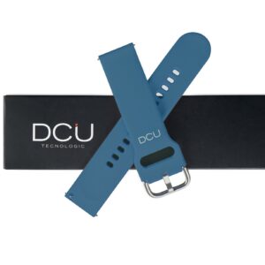 Correa silicona azul ligera 21mm para Sport Azul