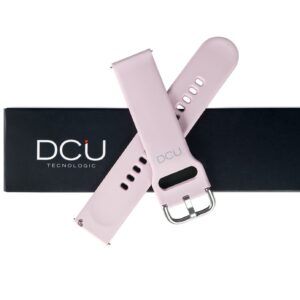 Correa silicona rosa 19mm para Curved Glass y Casual