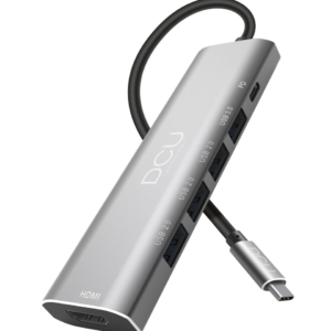 HUB USB Tipo C a HDMI 4K + USB 3.0 + 3*USB 2.0 + PD 100W