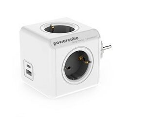 POWERCUBE ORIGINAL USB A + USB TIPO C - GRIS